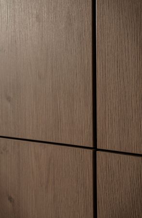 Highboard Breda in Nussbaum Kommode 115 x 137 cm, mit Push-to-Open