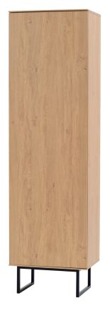 Garderobenschrank Breda in Stone Eiche Garderobe oder gro�er Schuhschrank 58 x 200 cm, mit Push-to-Open