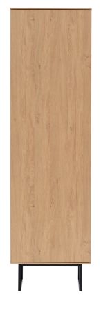 Garderobenschrank Breda in Stone Eiche Garderobe oder gro�er Schuhschrank 58 x 200 cm, mit Push-to-Open