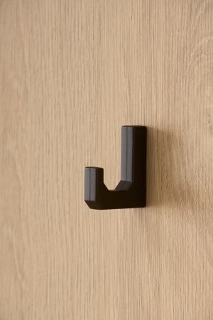 Garderobenpaneel Breda in Stone Eiche Wandgarderobe 90 x 90 cm