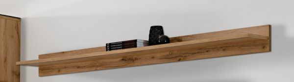 Wandboard Heritage in Wotan Eiche Wohn- und Esszimmer Wandregal 150 x 12 cm