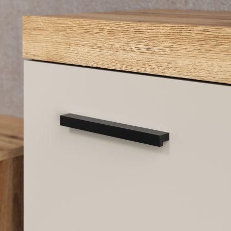 Badm�bel Set 2-teilig Celeste in Kaschmir und Evoke Eiche Badkombination 72 x 184 cm