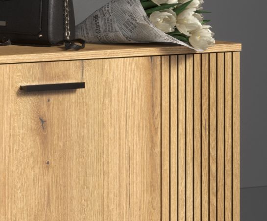 Garderobe Sitzbank Feliz in Evoke Eiche Garderobenbank 80 cm