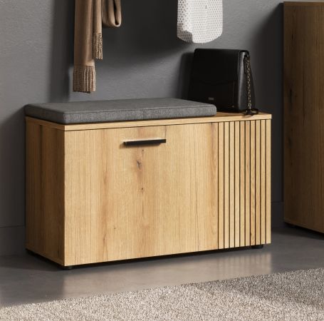Garderobe Sitzbank Feliz in Evoke Eiche Garderobenbank 80 cm