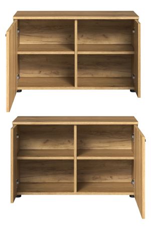 Garderobe Sitzbank Feliz in Evoke Eiche Garderobenbank 80 cm