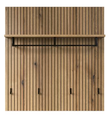 Garderobenpaneel Feliz in Evoke Eiche Wandgarderobe 80 x 84 cm