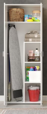 Besenschrank Purio in wei� Putzschrank 60 x 176 cm