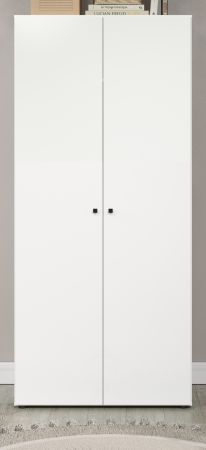 Kleiderschrank Purio in wei� Dreht�renschrank 2-t�rig 81 x 176 cm