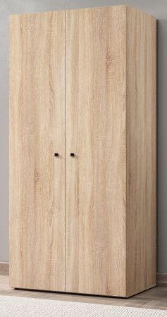 Kleiderschrank Purio in Sonoma Eiche hell Dreht�renschrank 2-t�rig 81 x 176 cm