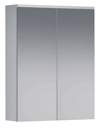 Badezimmer Spiegelschrank Bianco in wei� Badschrank 2-t�rig 60 x 78 cm
