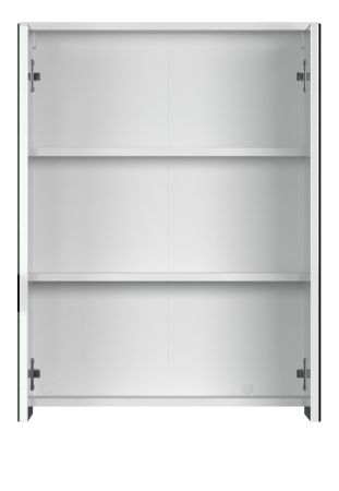 Badezimmer Spiegelschrank Bianco in wei� Badschrank 2-t�rig 60 x 78 cm