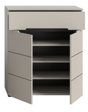 Flurkommode Cooper in Kaschmir Schuhschrank 80 x 94 cm, Soft-Close
