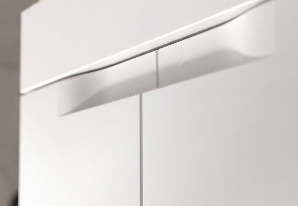 Waschbeckenunterschrank Gusto in wei� matt Badezimmer Unterschrank 60 cm