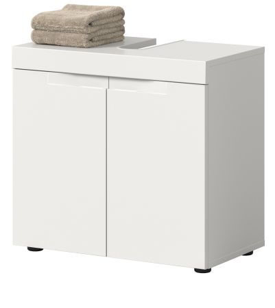 Waschbeckenunterschrank Gusto in wei� matt Badezimmer Unterschrank 60 cm