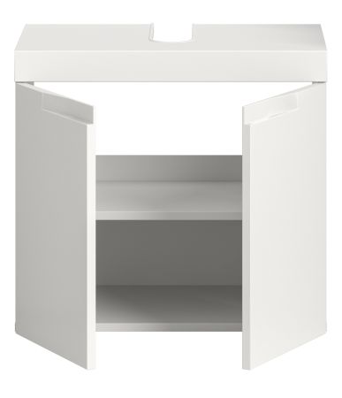 Waschbeckenunterschrank Gusto in wei� matt Badezimmer Unterschrank 60 cm