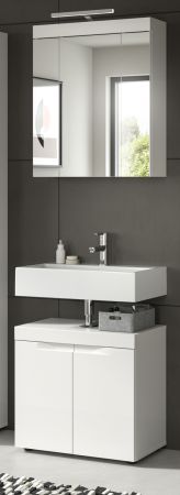 Badm�bel Set 2-teilig Gusto in wei� matt Badkombination 60 x 194 cm