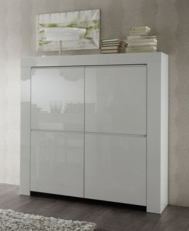 Highboard Kommode wei Hochglanz Lack Italien Livorno3