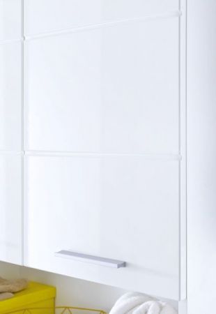 Badezimmer Kommode "Amanda" in weiß Hochglanz Badschrank 73 x 79 cm
