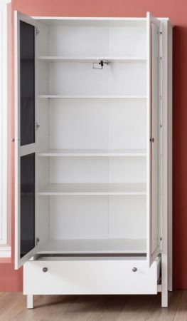 Garderobenschrank Ole in weiß Garderobe oder großer Schuhschrank 92 x 192 cm