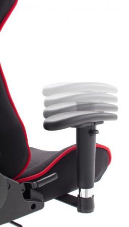 Bürostuhl Mc Racing in schwarz und rot mit Wippmechanik Chefsessel inkl. 2 verstellbarer Stützkissen Gaming Stuhl
