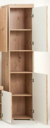 Badezimmer Hochschrank Amanda in Asteiche Badschrank 37 x 190 cm