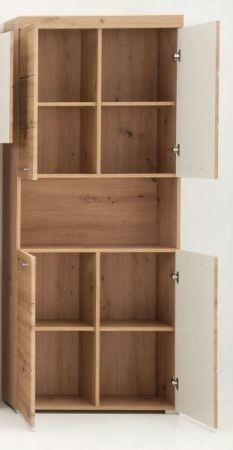 Badezimmer Hochschrank Amanda in Asteiche Badschrank 73 x 190 cm