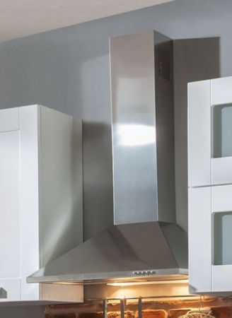 Küchenblock "White Premium" in weiß matt Landhaus Einbauküche inkl. E-Geräte + Geschirrspüler Apothekerschrank satiniertes Glas 310 cm