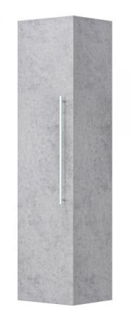 Badezimmer Hochschrank "Homeline" in Stone Design grau Badschrank hängend 35 x 150 cm