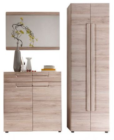 Garderobe Malea 3-teilig in Eiche San Remo 170 x 191 cm