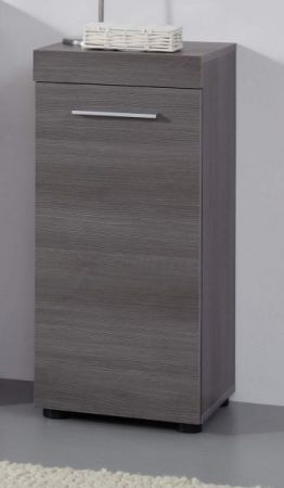 Badezimmer Unterschrank Runner in Sardegna grau Rauchsilber Badmbel 30 x 76 cm