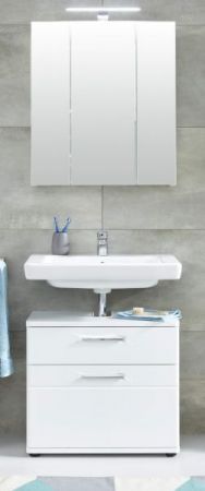 Badezimmer Spiegelschrank Monte in wei Badschrank 3-trig 60 x 74 cm