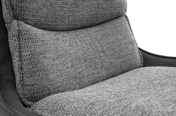 2 x Stuhl Kitami in Anthrazit Chenille-Optik 4-Fustuhl 360 drehbar Esszimmerstuhl 2er Set