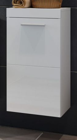 Badezimmer Unterschrank Devon in wei Hochglanz Badschrank hngend 35 x 68 cm Badkommode