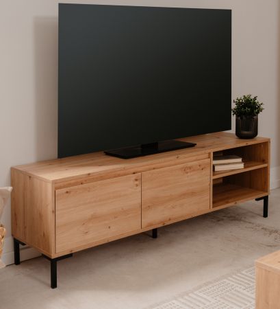 TV-Lowboard Korsika in Artisan Eiche TV Unterteil 150 x 49 cm