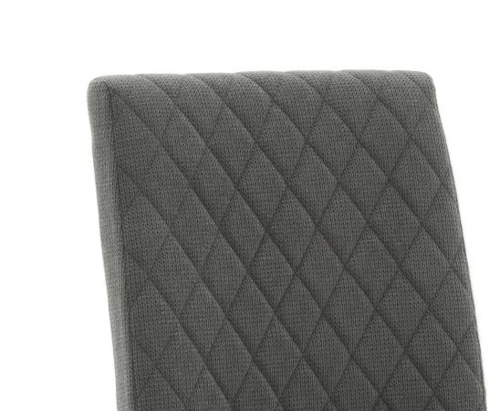 2 x Stuhl Derry in anthrazit Chenille-Optik Freischwinger mit Komfortsitzhhe und Federkern 2er Set