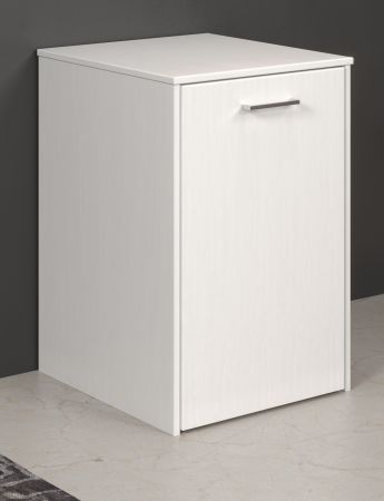 Schreibtisch Volterra in wei Massivholz Kiefer lackiert Kommode ausziehbar zum Laptoptisch fr Homeoffice 57 - 163 cm