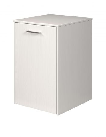 Schreibtisch Volterra in wei Massivholz Kiefer lackiert Kommode ausziehbar zum Laptoptisch fr Homeoffice 57 - 163 cm