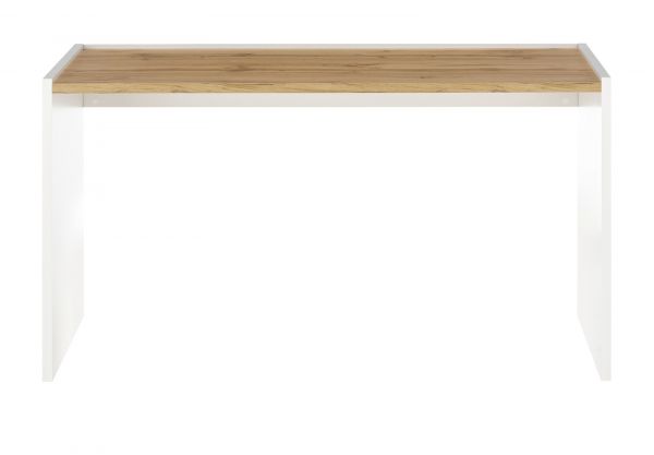 Brombel Set Center in wei und Wotan Eiche mit Schreibtisch, Kommode und Aktenregal fr Homeoffice