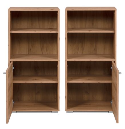 Regalschrank Fidan in Artisan Eiche Regal 46 x 97 cm
