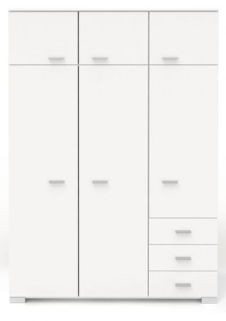 Parisot Kinder- und Jugendzimmer Sleep43 in wei Komplett-Set 2-teilig mit Stauraumbett und Kleiderschrank