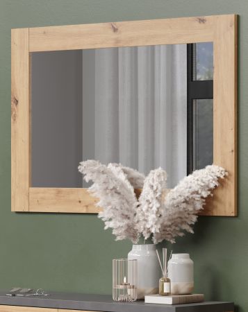 Garderobenspiegel Follow in Artisan Eiche Flur Diele Wandspiegel 116 x 76 cm