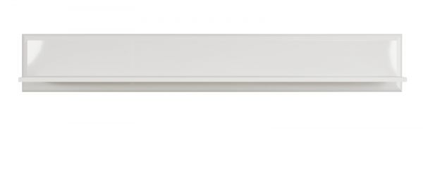 Wandboard Marlon in wei Hochglanz Wandregal 150 cm
