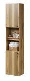 Badezimmer Hochschrank Bliss in Evoke Eiche Badschrank 40 x 186 cm