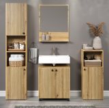 Badmbel Set Bliss in Evoke Eiche Badkombination 4-teilig 160 x 190 cm