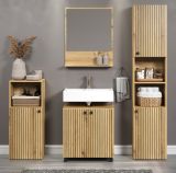 Badmbel Set Bliss in Evoke Eiche Badkombination 4-teilig 160 x 190 cm