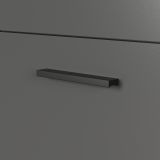 Wohnwand Esteban in grau und Evoke Eiche Schrankwand 4-teilig 340 cm