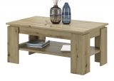 Couchtisch Selen in Artisan Eiche Beistelltisch mit Ablage 100 x 60 cm