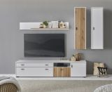 Hngeschrank Merced in wei matt Wohn- und Esszimmer Wandschrank 33 x 120 cm