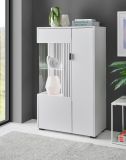 Vitrine Merced in wei matt Wohn- und Esszimmer Highboard 75 x 125 cm