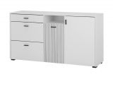 Sideboard Merced in wei matt Wohn- und Esszimmer Kommode 150 cm